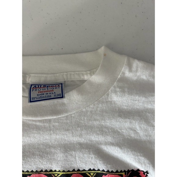 Carlos Santana Vintage 1994 World Tour Concert Graphic 100% Cotton Shirt XL - Picture 15 of 16